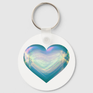 Chaveiro Opal Satin Heart