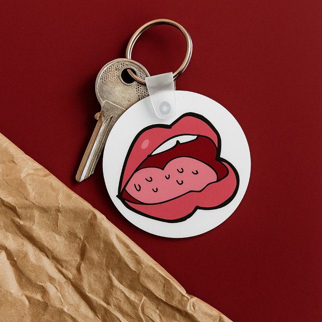Chaveiro Open Mouth Tongue Keychain (Criador carregado)