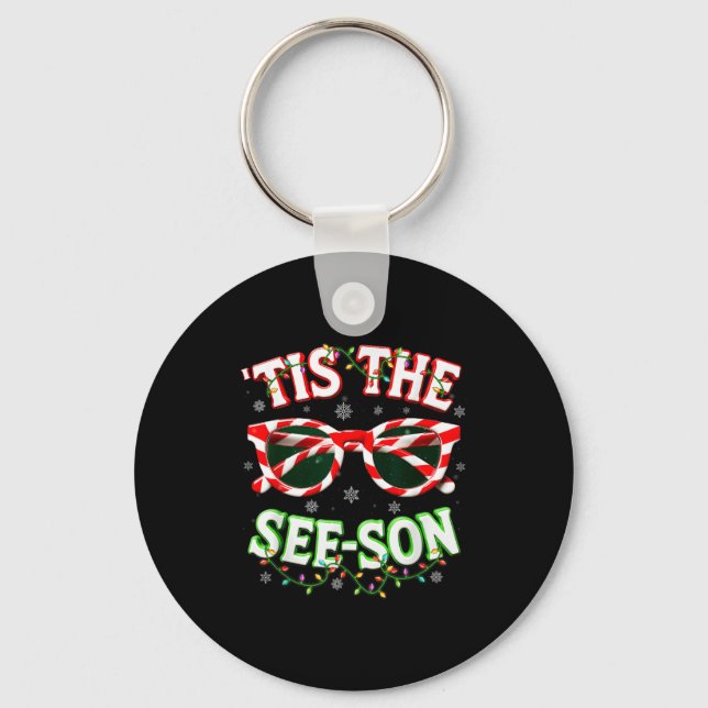 Chaveiro Optometrist Optician Christmas Tis The See-son Xma (Frente)