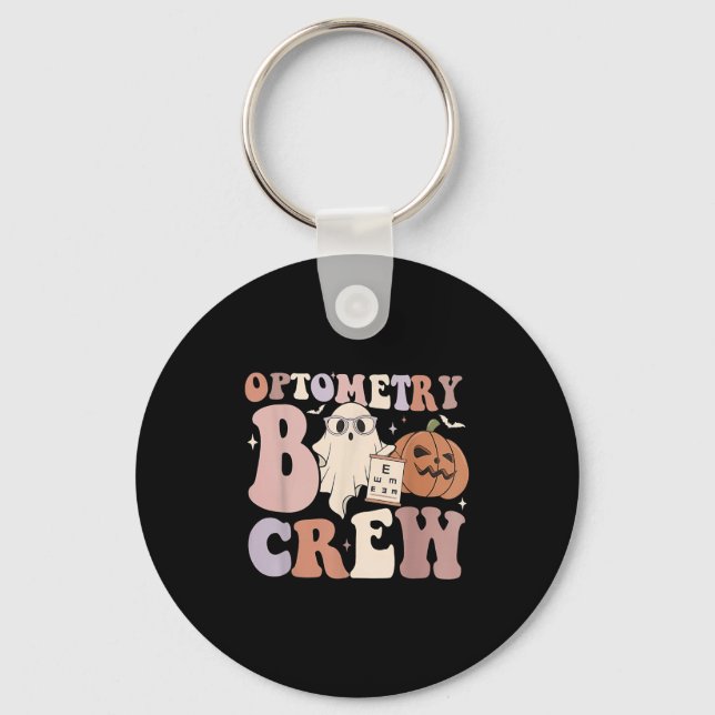 Chaveiro Optometry Crew Optometry Boo Crew Halloween Optici (Frente)