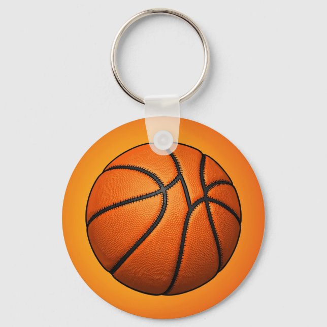 Chaveiro Orange Basketball Texture Keychain (Frente)