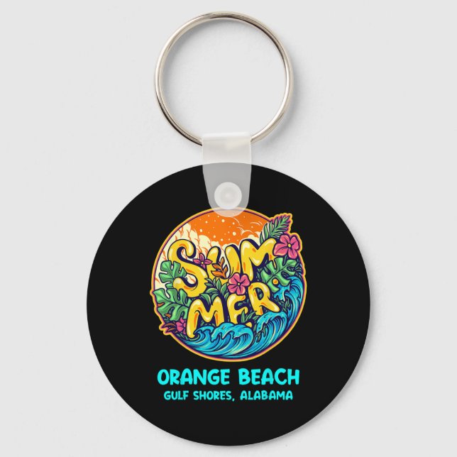Chaveiro Orange Beach Golfo Shores Alabama Summer Vacation  (Frente)