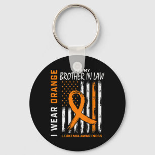 Chaveiro Orange Brother in Law Leukemia Consciência America