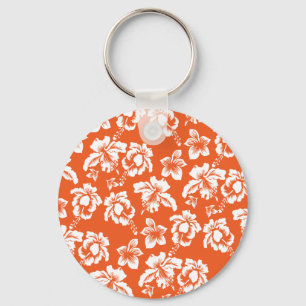 Chaveiro Orange Hawaiian Hibiscus