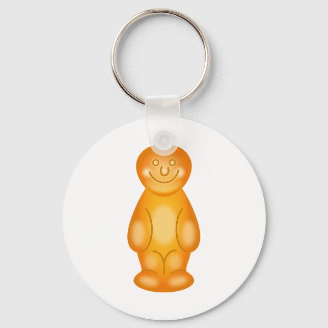 Chaveiro Orange Jelly Baby (Frente)