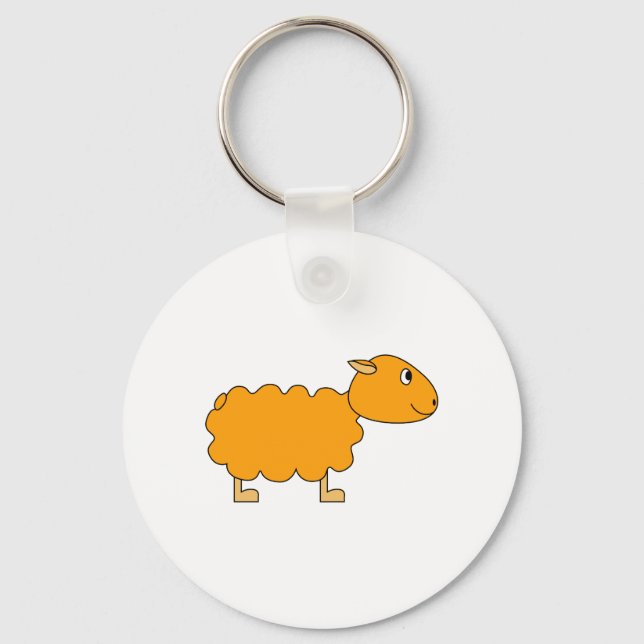 Chaveiro Orange Sheep (Frente)