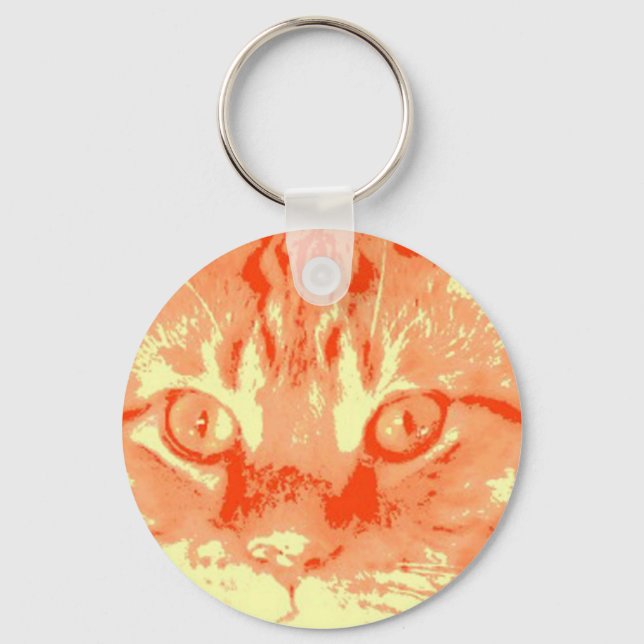 Chaveiro Orange Tabby Cat (Frente)