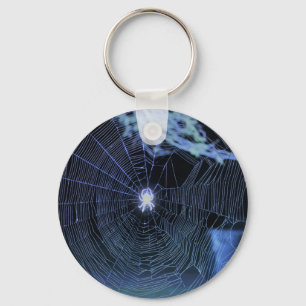Chaveiro Orb Weaver à noite