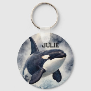 Chaveiro Orca Ondas tempestuosas, Personalizado