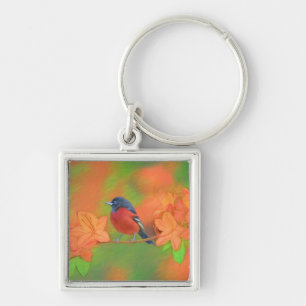 Chaveiro Orchard Oriole Songbird Pintura Original