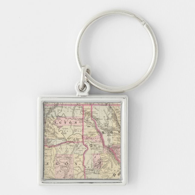 Chaveiro Ore, Wash, Ida, Mont (Frente)