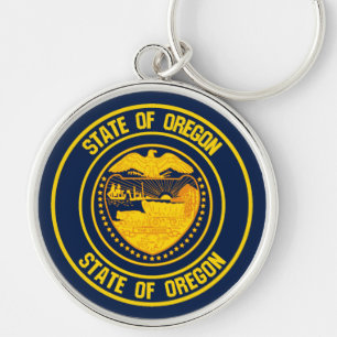 Chaveiro Oregon Round Emblem