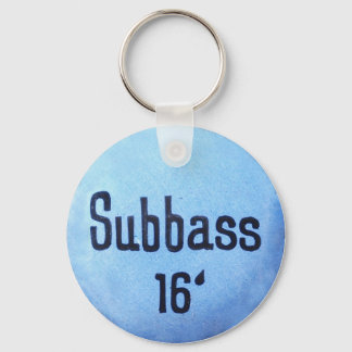 Chaveiro Orgel Schüssel Anhänger