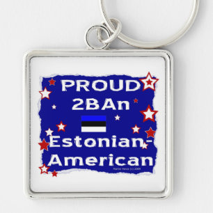 Chaveiro Orgulho 2BAn Estoniano-Americano