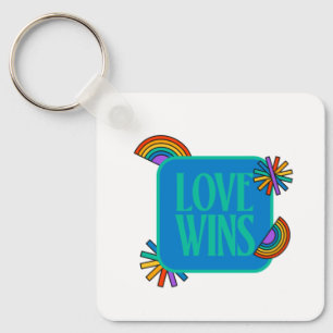 Chaveiro Orgulho, amor ganha. Gay arco-íris lgbtq