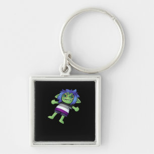 Chaveiro Orgulho Assexual Goblincore Goblin Clássico