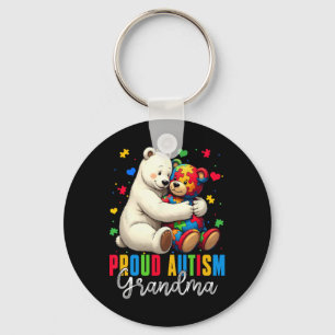 Chaveiro Orgulho Autismo Avó Ursa Autismo Sensibilização Fi