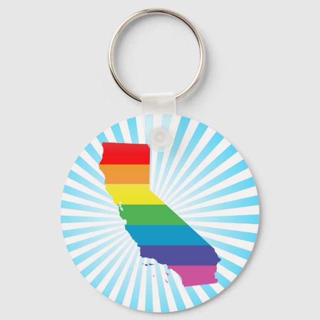 Chaveiro orgulho da califórnia. (Frente)