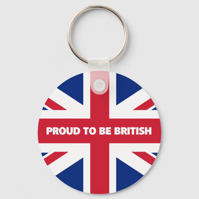 Chaveiro Orgulho de ser britânico (Frente)