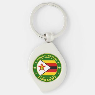Chaveiro Orgulho De Ser Do Zimbábue
