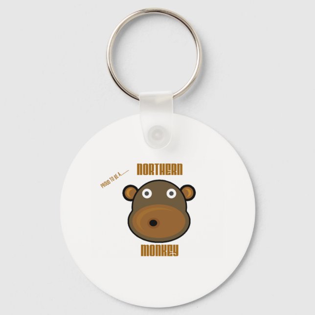 Chaveiro Orgulho de ser um macaco Norte (Frente)