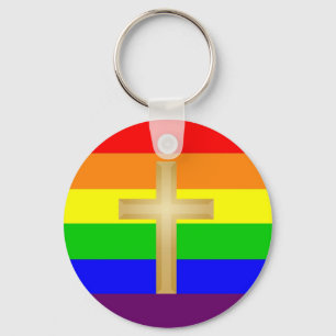 Chaveiro Orgulho do cristão de GLBT