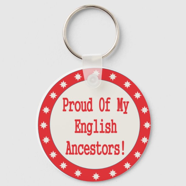 Chaveiro Orgulho Dos Meus Ancestrais Ingleses (Frente)