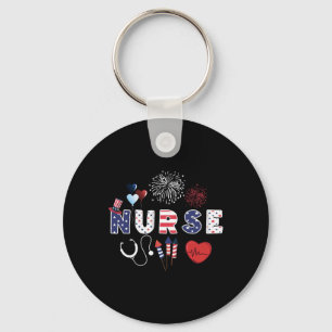 Chaveiro Orgulho Enfermeiro Usa Sinalizador Stethoscope Enf