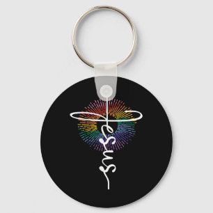 Chaveiro Orgulho Gay Lésbica Queer LGBTQ Jesus Cristão Reli