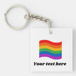 Chaveiro Orgulho gay Merch Rainbow Flag LGBTQ