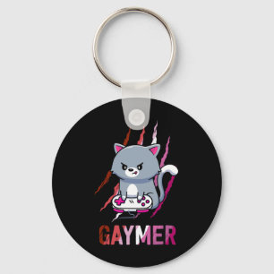 Chaveiro Orgulho Geek Gamer Lésbica Gay Lgbt Amantes De Vid