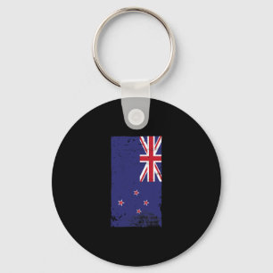 Chaveiro Orgulho Kiwi Viagem Férias Bandeira Nova Zelândia