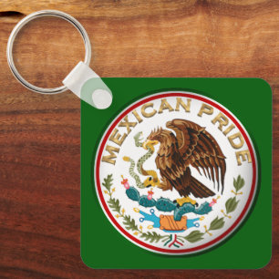 Chaveiro Orgulho Mexicano (Águia da Bandeira Mexicana)