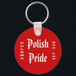 Chaveiro Orgulho Polonês Sto Lat<br><div class="desc">Orgulho Polonês - Polska Sto Lat - keyring.</div>