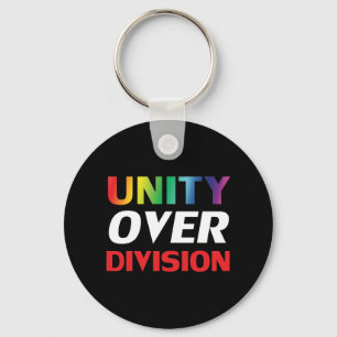 Chaveiro Orgulho "Unidade sobre Divisão", lgbtq, lgbt pret