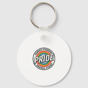 Chaveiro Orgulho Vintage Protesto Arco-Íris Crachá Desenho 