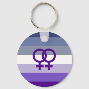 Chaveiro Orgulho WLW de amor lésbico