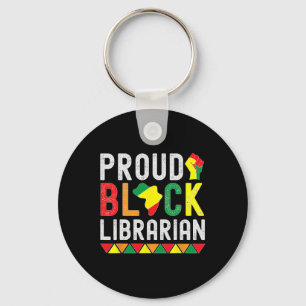 Chaveiro Orgulhosa Bibliotecária Negra Mês da História Negr