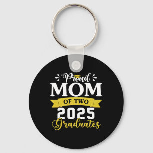 Chaveiro Orgulhosa Mãe De Dois Cl De 2025 Formandos Gêmeos 
