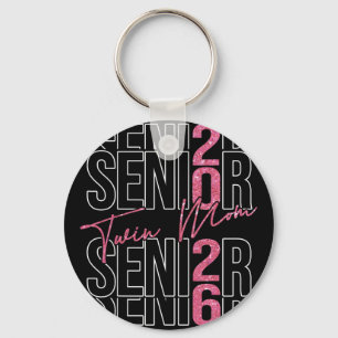 Chaveiro Orgulhosa Mãe de Gêmeos do Senior 2026 Turma de 20
