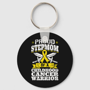 Chaveiro Orgulhosa Mãe De Um Guerreiro Cancer De Infância A
