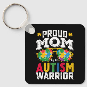 Chaveiro Orgulhosa Mãe De Uma Família Guerreira do Autismo