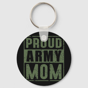 Chaveiro Orgulhosa Mãe do Exército Veterana Militar America
