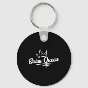Chaveiro Orgulhosa Salsa Dance Queen Gift Para Salsa Lover