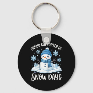 Chaveiro Orgulhoso Apoiador de Dias de Neve Equipe de Profe