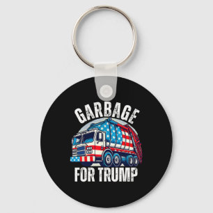 Chaveiro Orgulhoso Apoiador do Lixo do Trump Lixo Para Trum