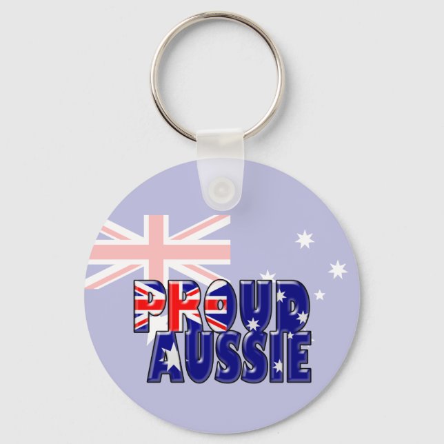 Chaveiro orgulhoso Aussie (Frente)