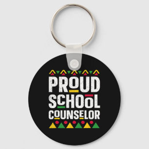 Chaveiro Orgulhoso Conselheiro Escolar Orgulho da África Hi