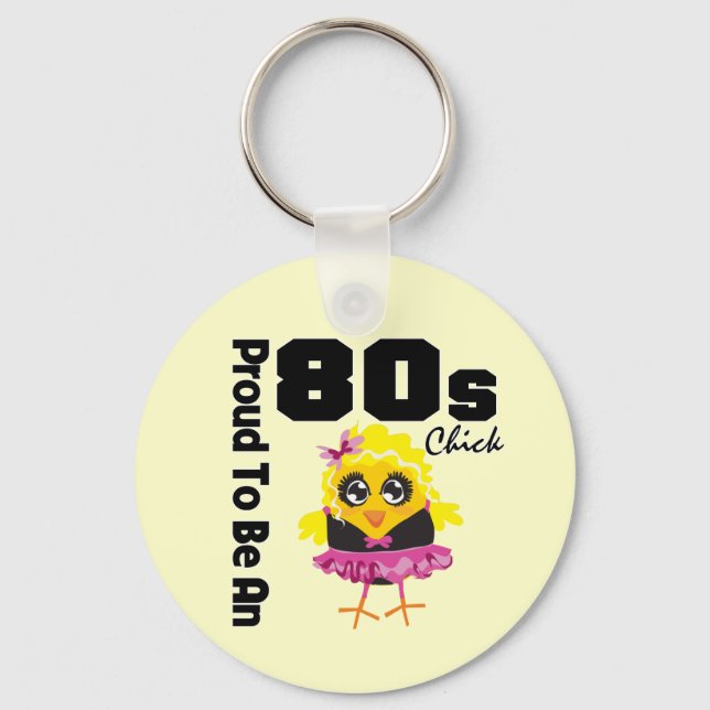 Chaveiro Orgulhoso de ser um Pintinho dos anos 80 (Frente)