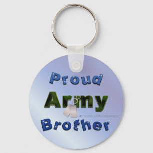 Chaveiro orgulhoso do irmão do exército